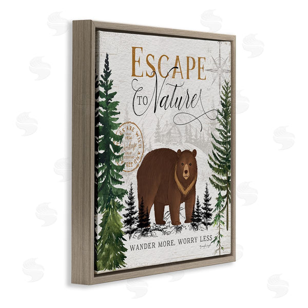 Stupell Industries Jennifer Pugh | Escape To Nature Rustic