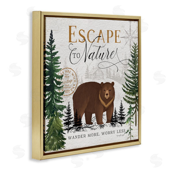 Stupell Industries Jennifer Pugh | Escape To Nature Rustic