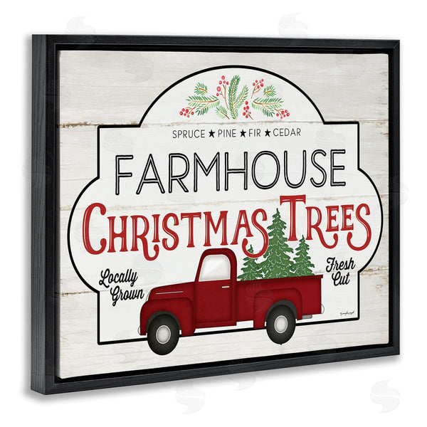 Stupell Industries Jennifer Pugh | Farmhouse Christmas Tree Vintage Sign