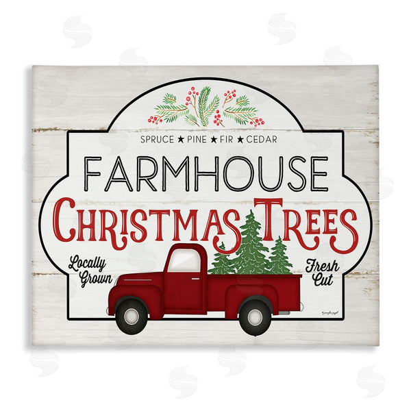 stupell industries Jennifer Pugh | Farmhouse Christmas Tree Vintage Sign