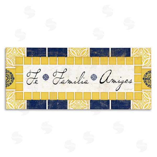 stupell industries Jennifer Pugh | Fe Familia y Amigos Wall Art