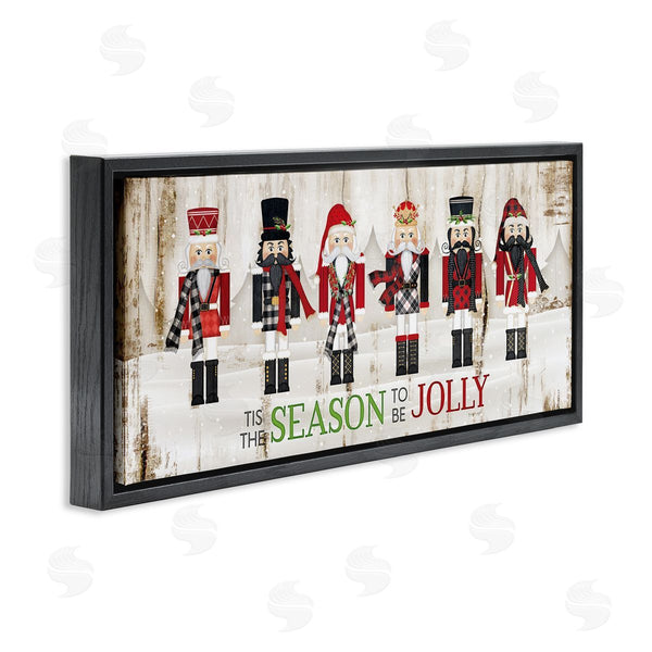Stupell Industries Jennifer Pugh | Festive Phrase Winter Nutcrackers Wall Art