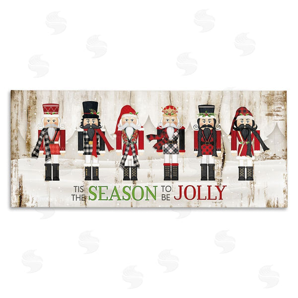 stupell industries Jennifer Pugh | Festive Phrase Winter Nutcrackers Wall Art
