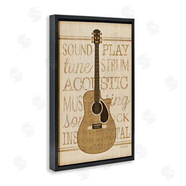 Stupell Industries Jennifer Pugh | Garage Band Guitar Motif