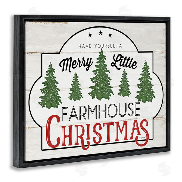 Stupell Industries Jennifer Pugh | Have Yourself A Merry Little Farmhouse Christmas Sign Wall Art