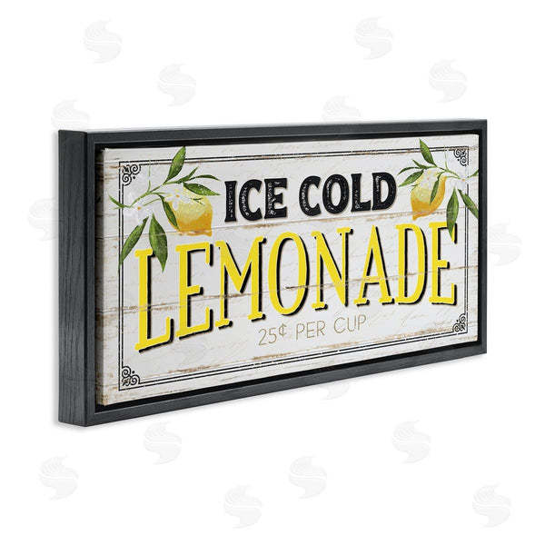 Stupell Industries Jennifer Pugh | Ice Cold Lemonade Farmhouse Sign Wall Art