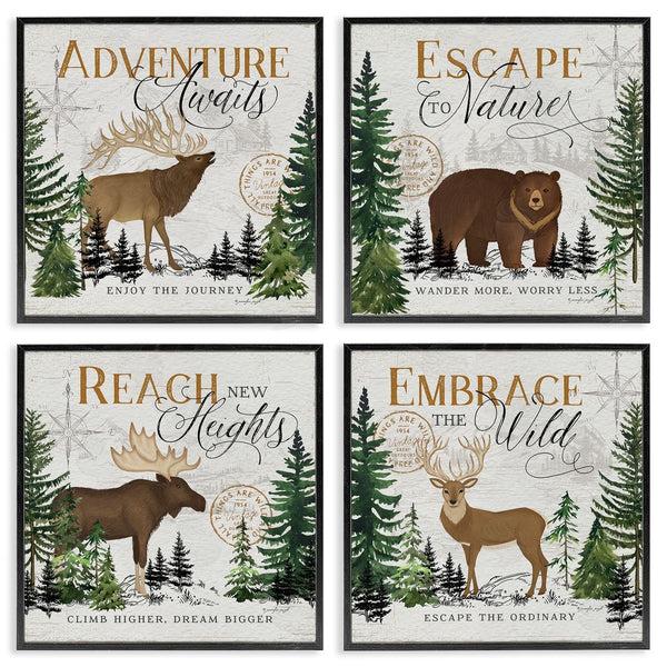 Stupell Industries Jennifer Pugh | Ivory Pines Adventure Sayings Wall Art