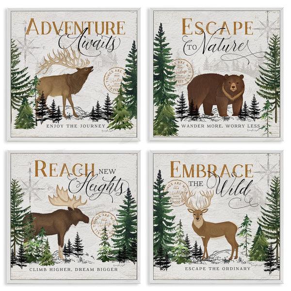 Stupell Industries Jennifer Pugh | Ivory Pines Adventure Sayings Wall Art