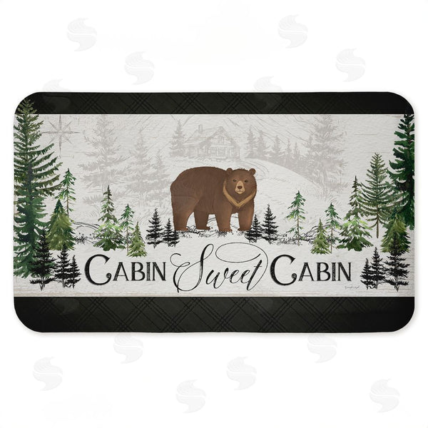 stupell industries Jennifer Pugh | Ivory Pines Cabin Anti-Fatigue Mat