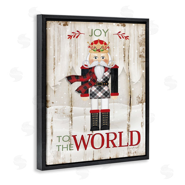 Stupell Industries Jennifer Pugh | Joy To The World Nutcracker