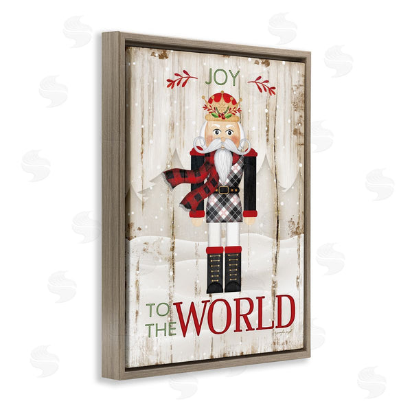 Stupell Industries Jennifer Pugh | Joy To The World Nutcracker