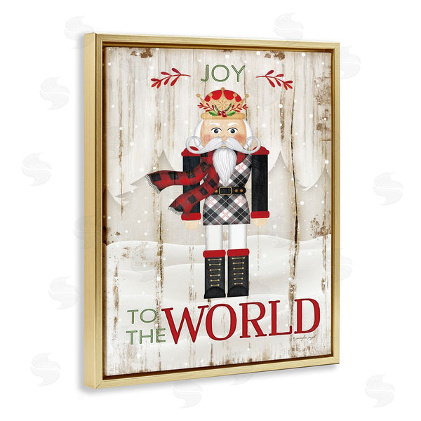 Stupell Industries Jennifer Pugh | Joy To The World Nutcracker