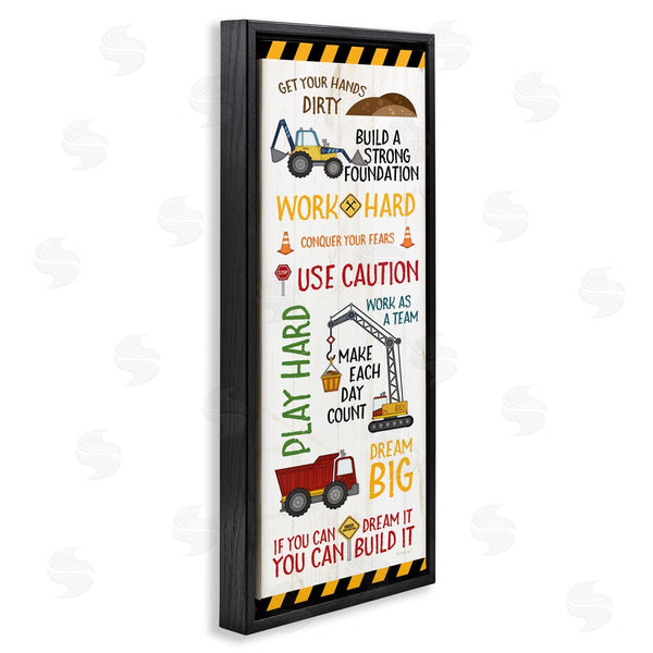 Stupell Industries Jennifer Pugh | Kids' Construction Zone Vehicles Wall Art