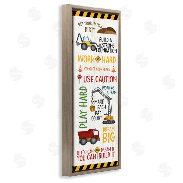 Stupell Industries Jennifer Pugh | Kids' Construction Zone Vehicles Wall Art