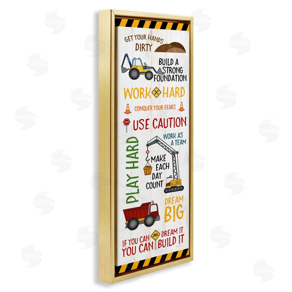 Stupell Industries Jennifer Pugh | Kids' Construction Zone Vehicles Wall Art