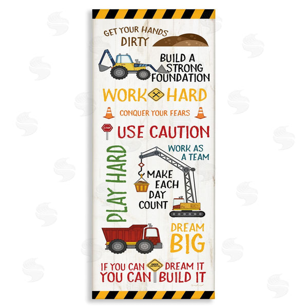 stupell industries Jennifer Pugh | Kids' Construction Zone Vehicles Wall Art