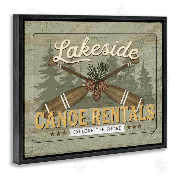 Stupell Industries Jennifer Pugh | Lakeside Canoe Rentals
