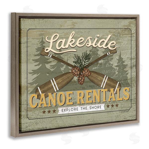 Stupell Industries Jennifer Pugh | Lakeside Canoe Rentals