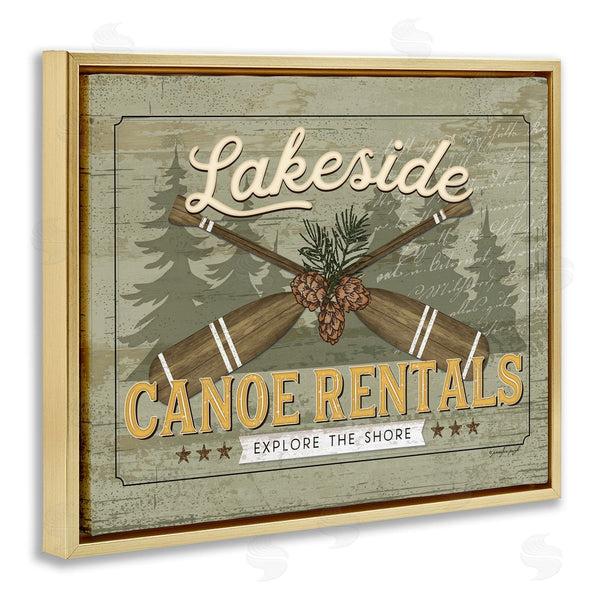 Stupell Industries Jennifer Pugh | Lakeside Canoe Rentals