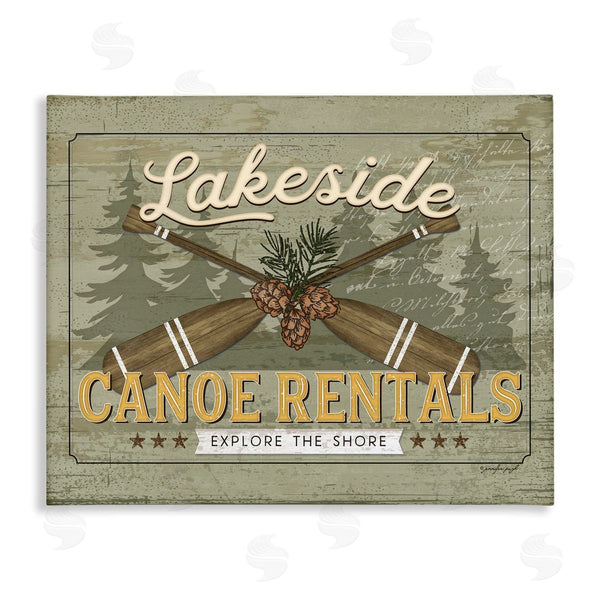 stupell industries Jennifer Pugh | Lakeside Canoe Rentals