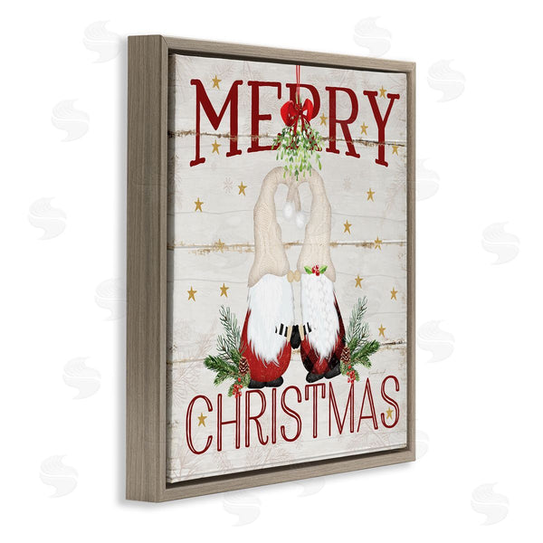 Stupell Industries Jennifer Pugh | Merry Christmas Gnome Mistletoe