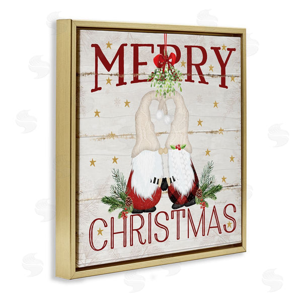 Stupell Industries Jennifer Pugh | Merry Christmas Gnome Mistletoe