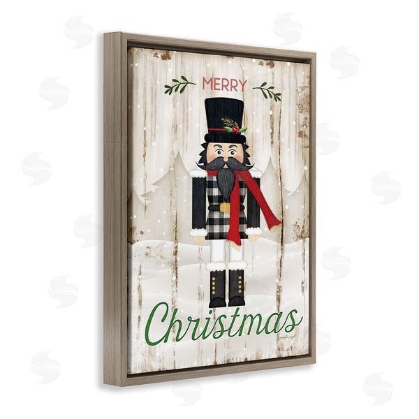Stupell Industries Jennifer Pugh | Merry Christmas Winter Nutcracker