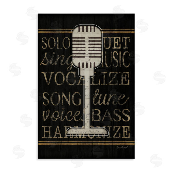stupell industries Jennifer Pugh | Microphone Music Motif