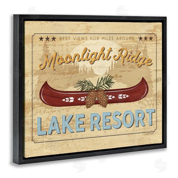 Stupell Industries Jennifer Pugh | Moonlight Ridge Lake Resort