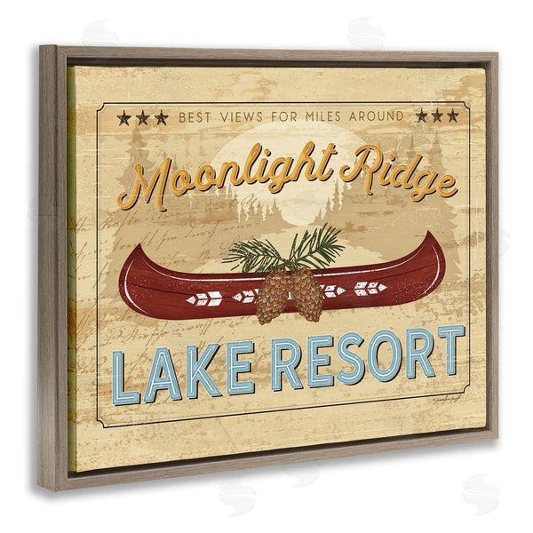 Stupell Industries Jennifer Pugh | Moonlight Ridge Lake Resort