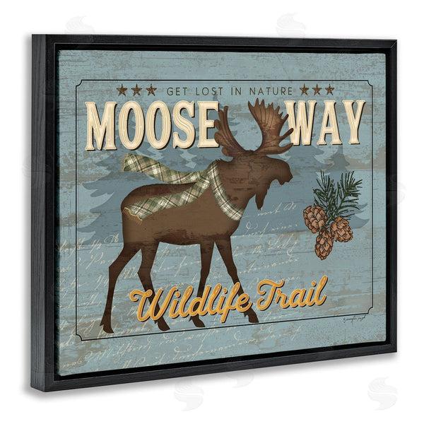 Stupell Industries Jennifer Pugh | Moose Way Wildlife Trail