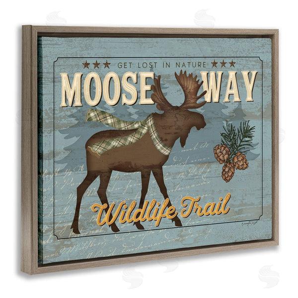 Stupell Industries Jennifer Pugh | Moose Way Wildlife Trail
