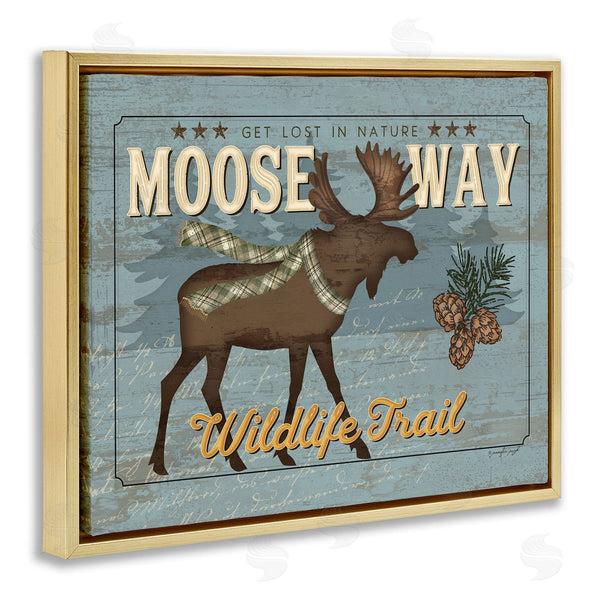 Stupell Industries Jennifer Pugh | Moose Way Wildlife Trail