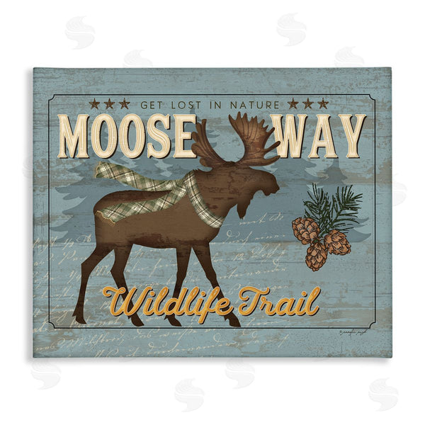 stupell industries Jennifer Pugh | Moose Way Wildlife Trail
