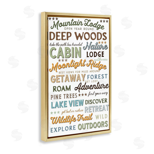 Stupell Industries Jennifer Pugh | Mountain Lodge Open Year Round
