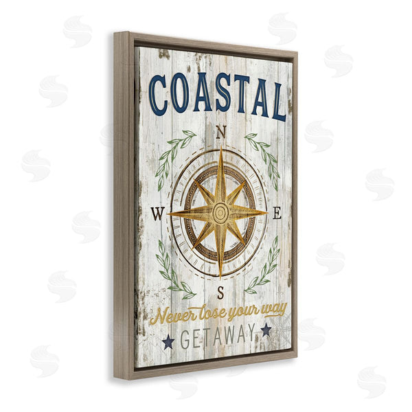 Stupell Industries Jennifer Pugh | Never Lose Your Way Maritime