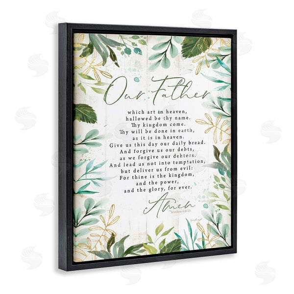 Stupell Industries Jennifer Pugh | Our Father Religious Prayer Wall Art