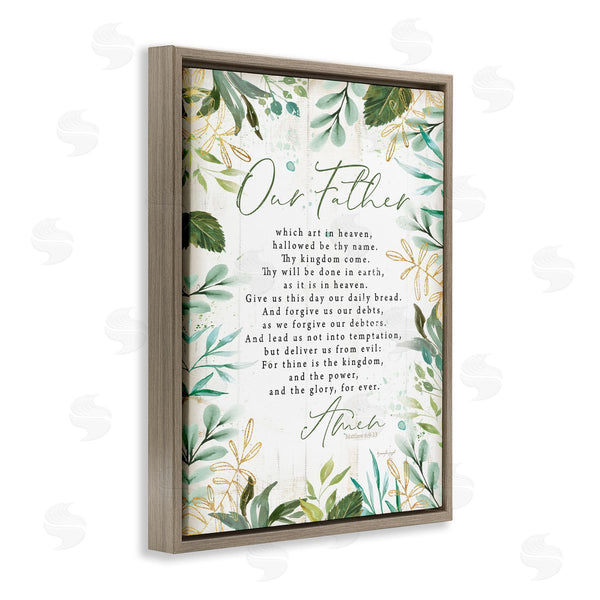 Stupell Industries Jennifer Pugh | Our Father Religious Prayer Wall Art