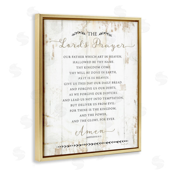 Stupell Industries Jennifer Pugh | Our Father Rustic Prayer