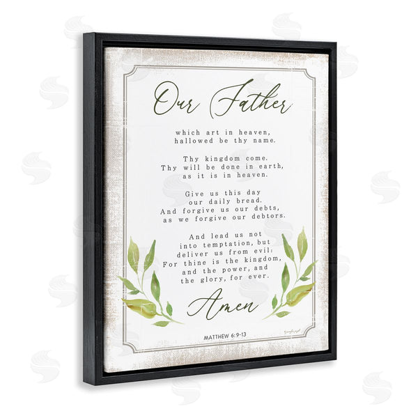 Stupell Industries Jennifer Pugh | Our Father Spiritual Proverb Wall Art