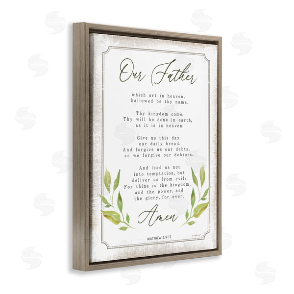 Stupell Industries Jennifer Pugh | Our Father Spiritual Proverb Wall Art