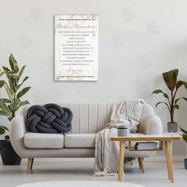 Stupell Industries Jennifer Pugh | Padre Nuestro Oración Wall Art