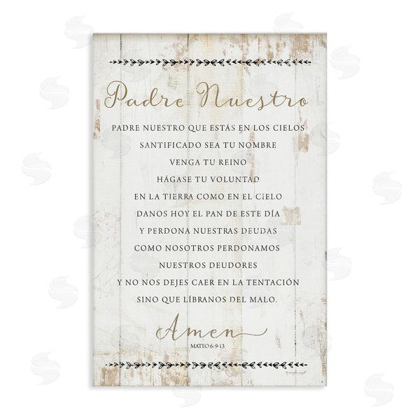 stupell industries Jennifer Pugh | Padre Nuestro Oración Wall Art