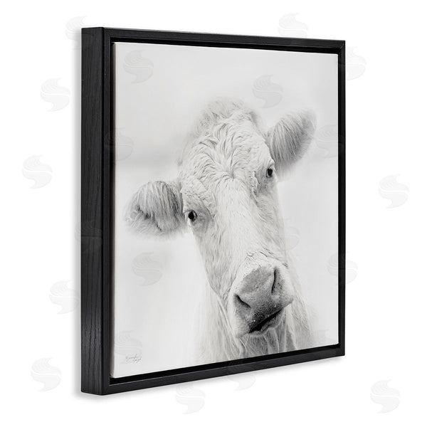 Stupell Industries Jennifer Pugh | Peaceful Cattle Portrait Close Up Rural Wildlife Wall Art