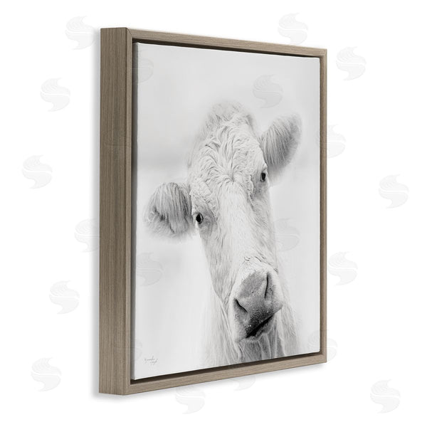 Stupell Industries Jennifer Pugh | Peaceful Cattle Portrait Close Up Rural Wildlife Wall Art