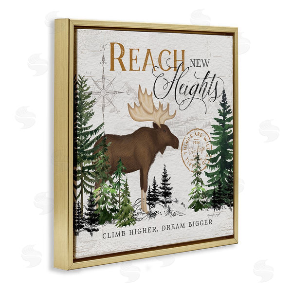 Stupell Industries Jennifer Pugh | Reach New Heights Ivory Pines
