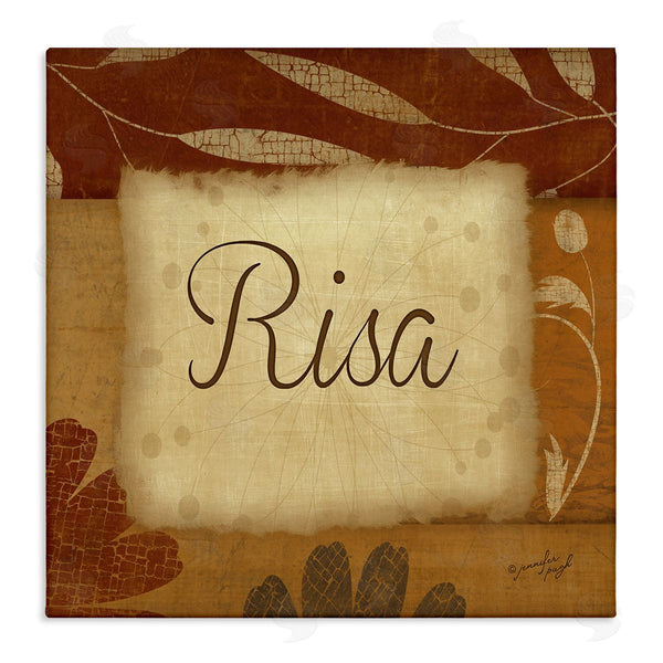 stupell industries Jennifer Pugh | Risa con Flores Tradicionales Wall Art