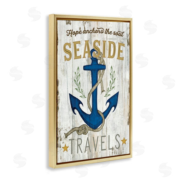 Stupell Industries Jennifer Pugh | Seaside Travels Anchor