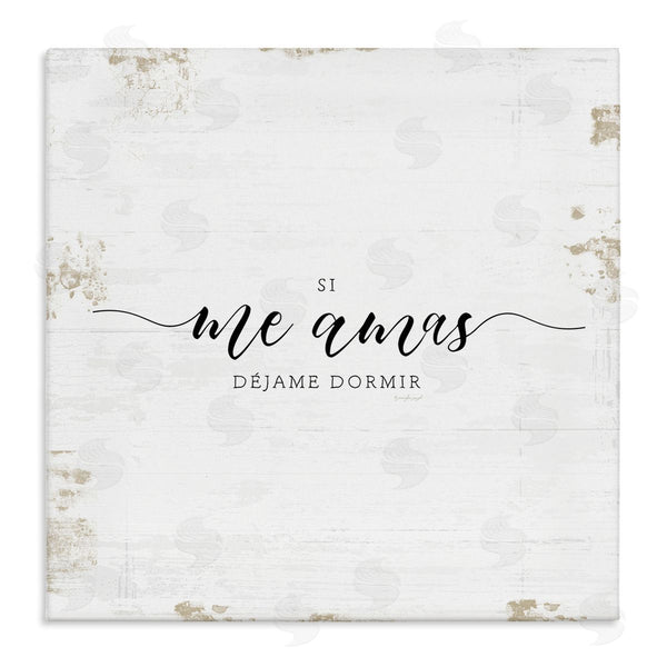 stupell industries Jennifer Pugh | Si Me Amas Déjame Dormir Wall Art