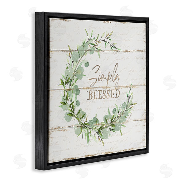 Stupell Industries Jennifer Pugh | Simply Blessed Wreath Accent